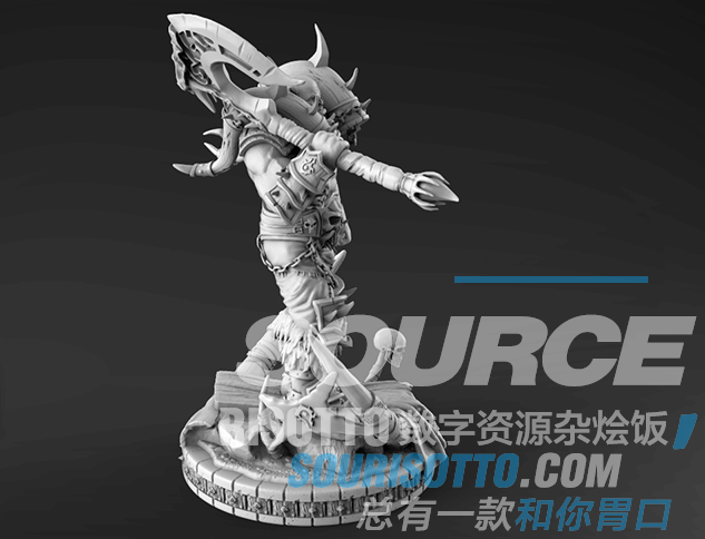 加尔鲁什.地狱咆哮侧面图